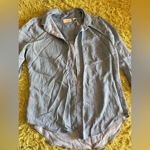 Light Blue Denim Top